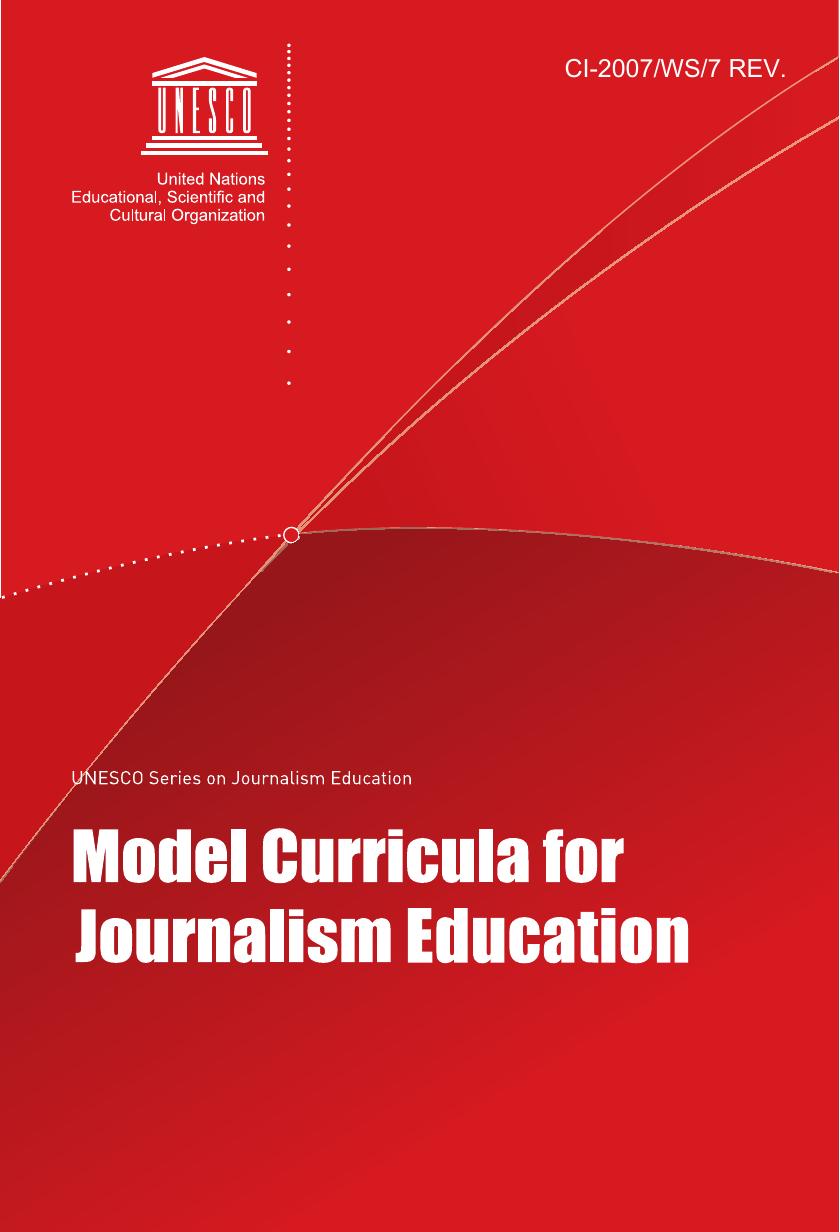 Model Curricula For Journalism Education